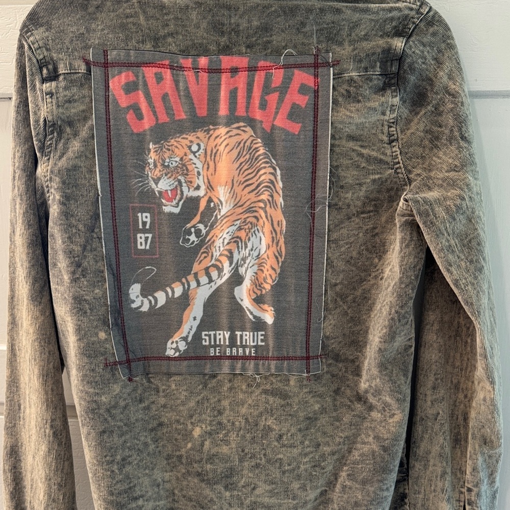 Distressed Denim Shirt - Picture 3 of 4
